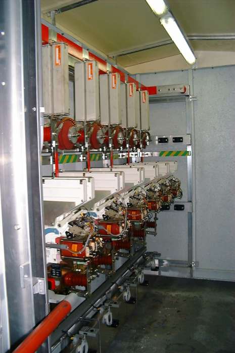 Loge de distribution de courant continu 3kV