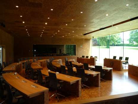 Salle plénière du parlement de la Communauté germanophone